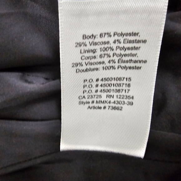 Wilfred Selina Blazer Peplum Single Button Black Size 00 - Picture 13 of 16